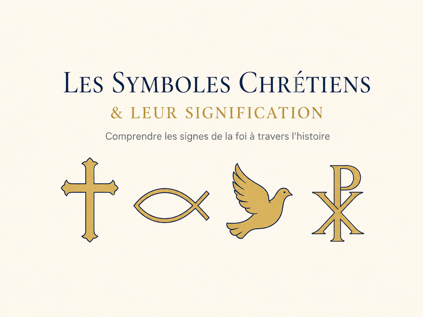 Les Symboles Chrétiens & leur Signification (eBook PDF)