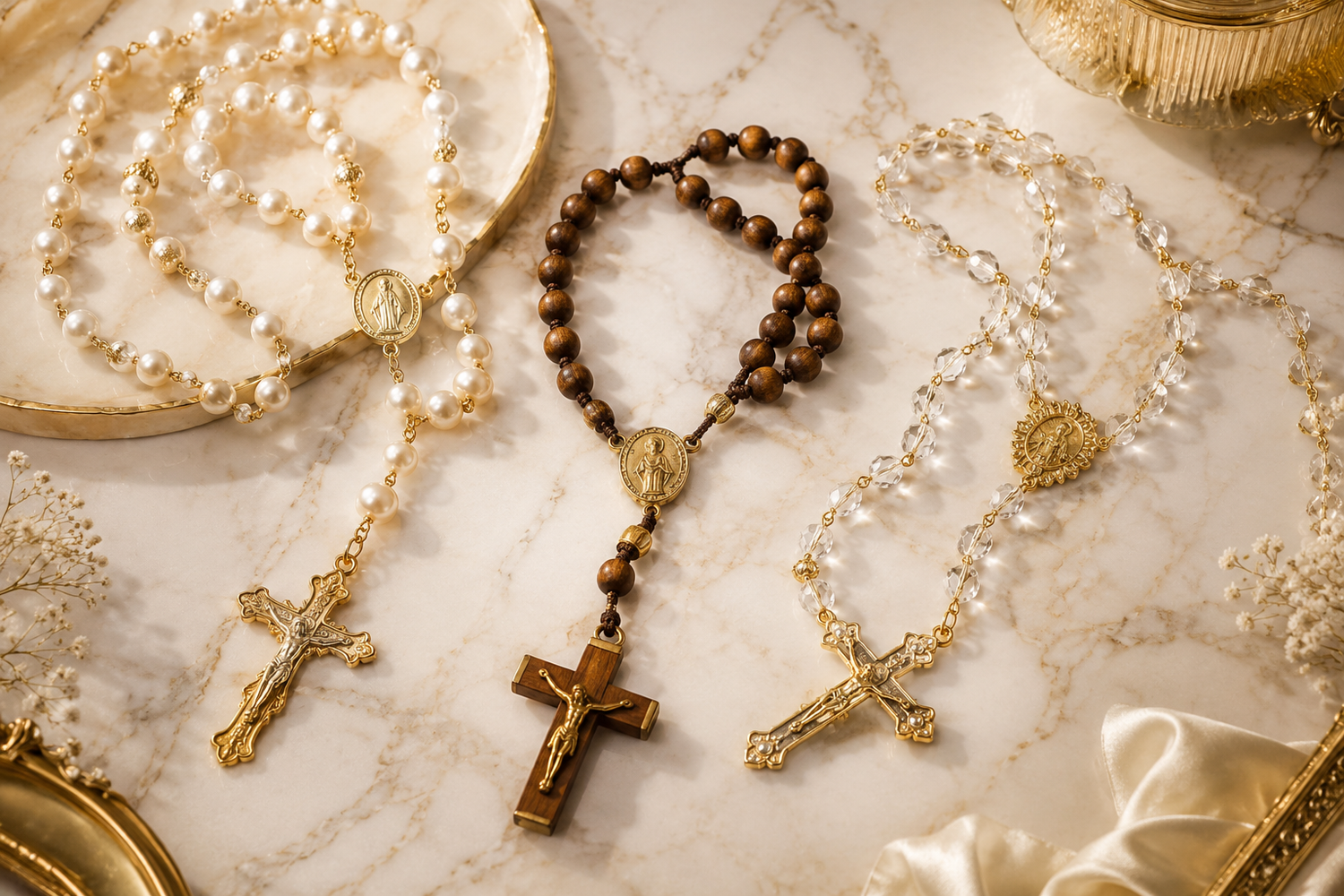 Chapelets catholiques artisanaux