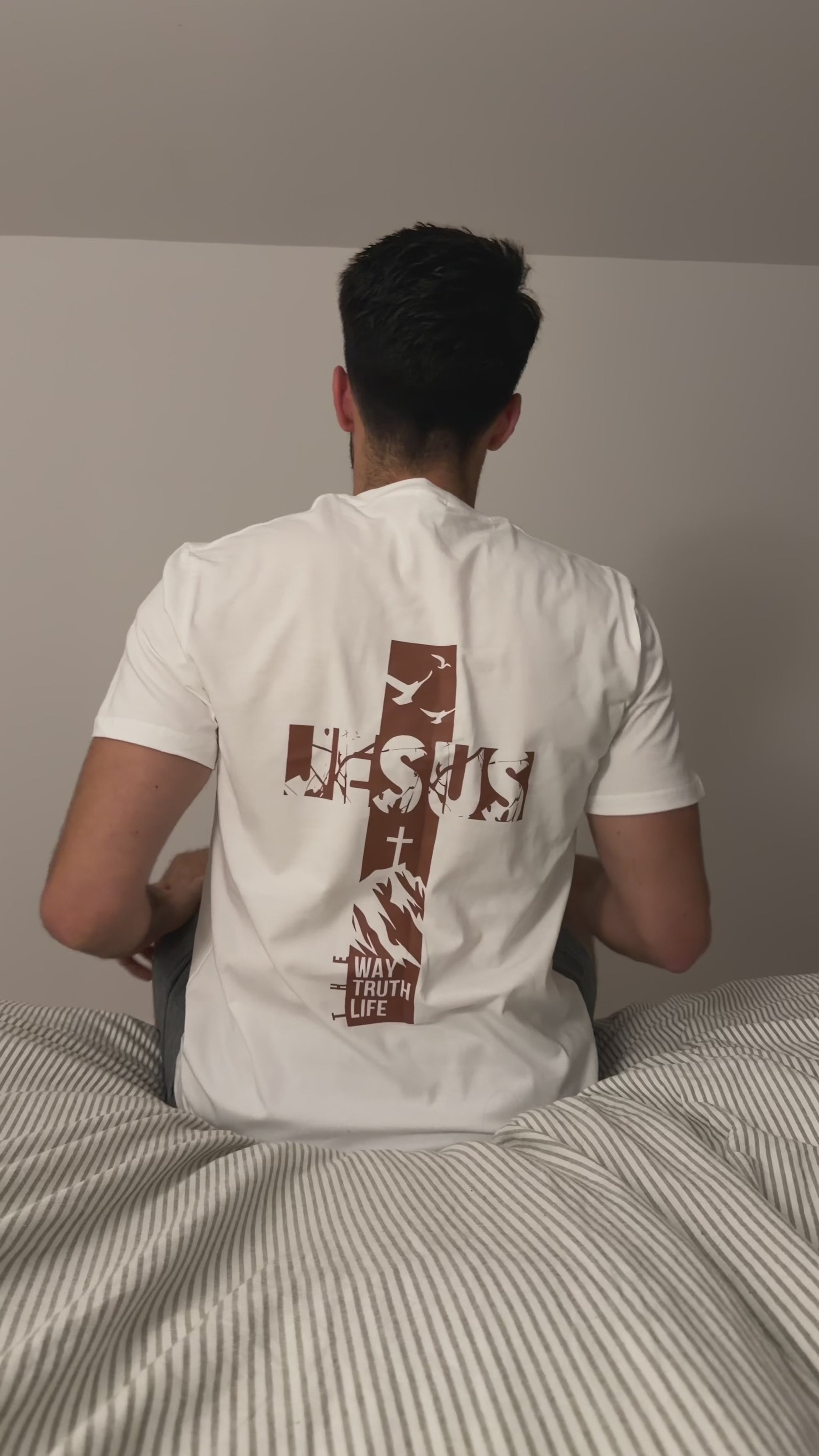 Vidéo t-shirt Jesus The Way Truth Life - Boutique Jesus